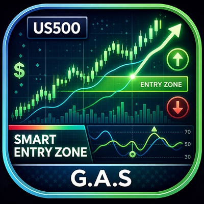 Logótipo de "G.A.S - Smart Entry Zone US 500"