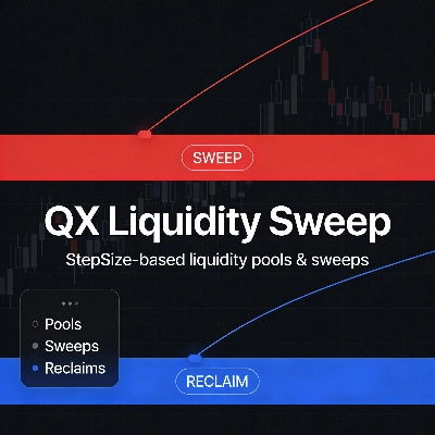 "QX LiquiditySweep" logo