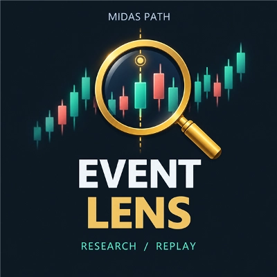 "MidasEventLens" logo