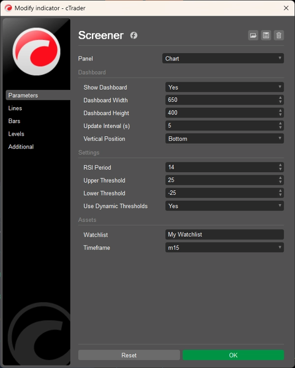 Imagen cargada de "Screener"