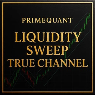"Liquidity Sweep True Channel" โลโก้