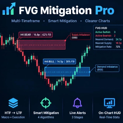 Logotipo de "FVG Mitigation Pro"