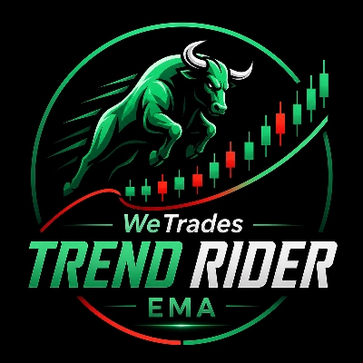 Logo "WeTrades Trend Rider EMA"