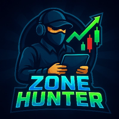 "ZONE HUNTER v2.0" logo