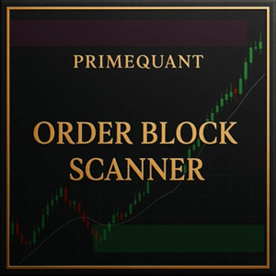 "Order Block Scanner by PrimeQuant" โลโก้