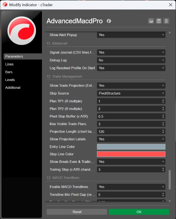 Trading product for AdvancedMacdPro Indicator ADX EMA, image 3