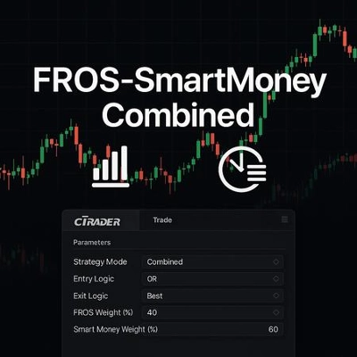 شعار "Hybrid FROS + Smart Money cBot"