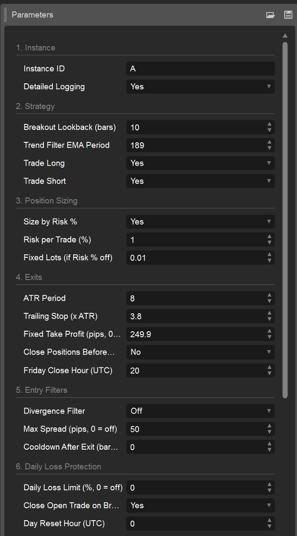 Trading product for GTR_Clone cBot Fixed Lot Fixed Risk %, image 2