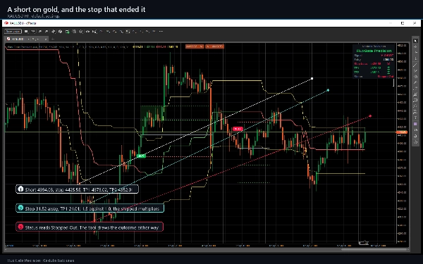 Trading product for Flux Gate Precision Индикатор Fibonacci Key Levels, image 2