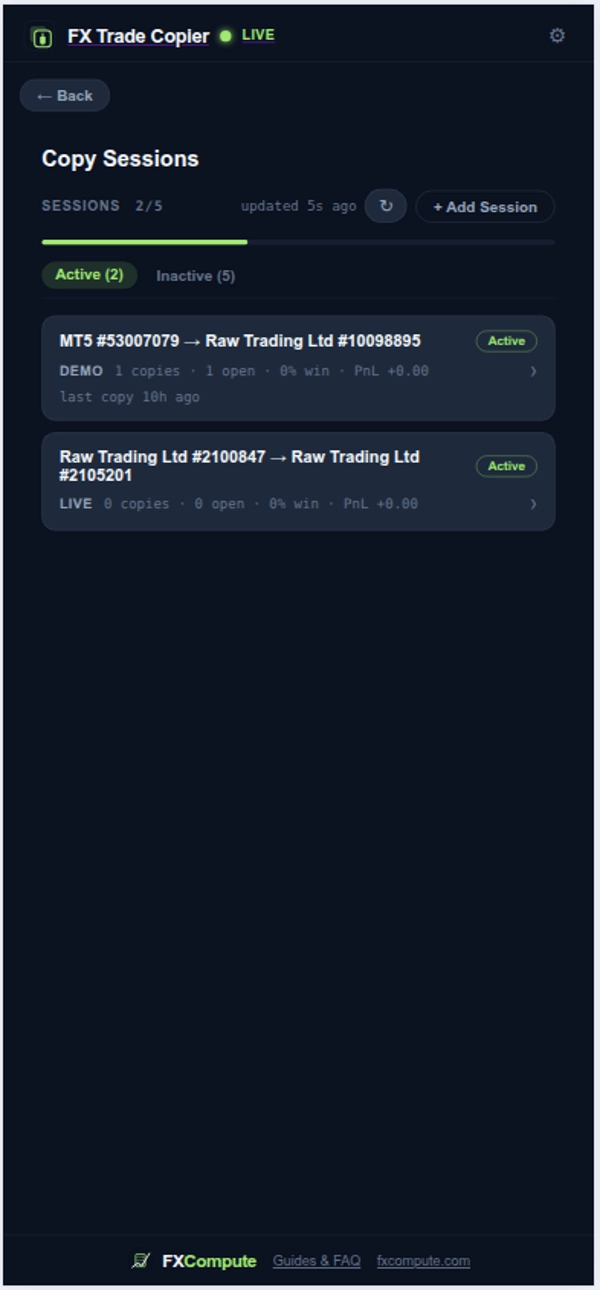 Trading product for FXCompute Trade Copier Multi-platform plugin No Overtrading One-click Trading, image 2