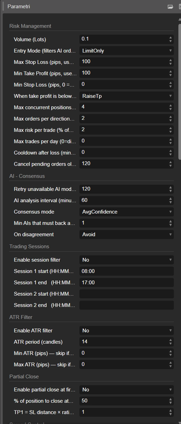Trading product for AI level trader v4.6.1 cBot Spread Filter Prop Firm Fit, image 7