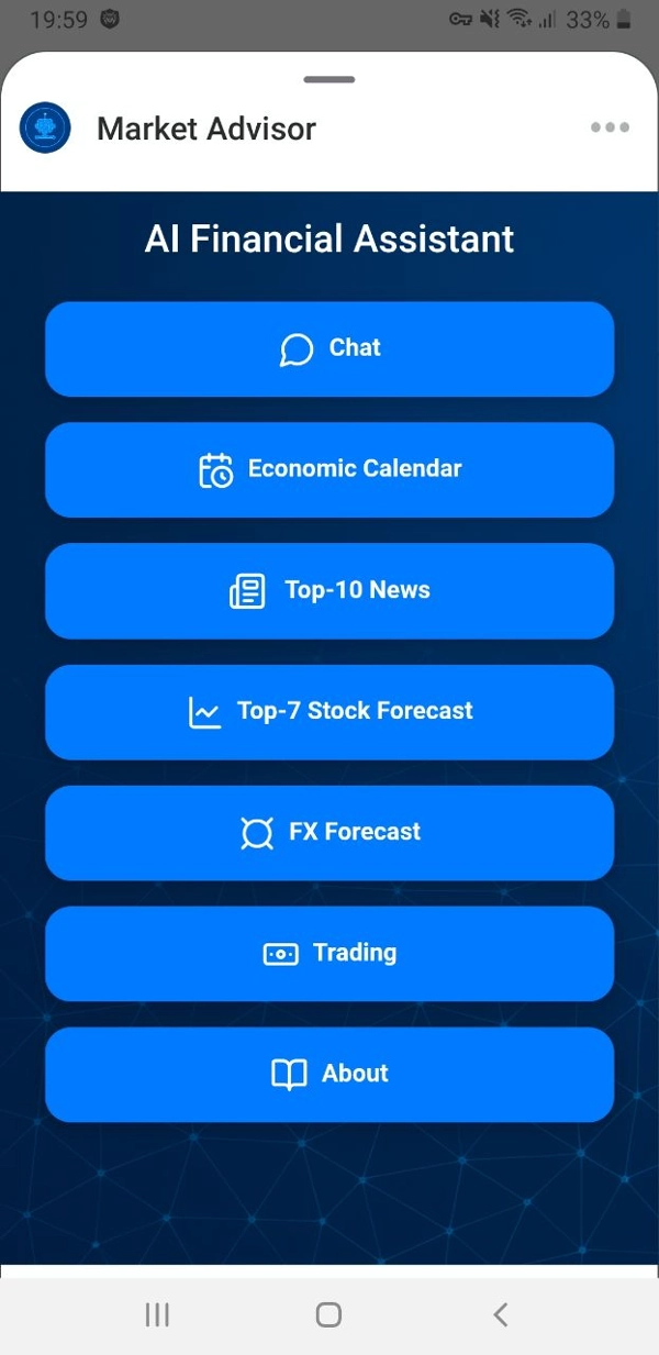 "AI Financial Assistant" 업로드된 이미지