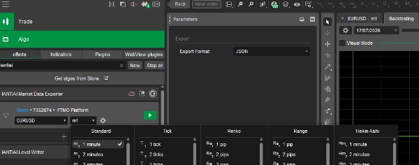Trading product for IANTIAI Market Data Exporter cBot AI Integration AI Trading, image 4