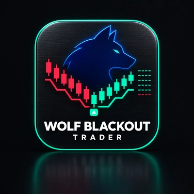 Logo "Wolf Blackout Trader"