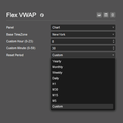 "Flex VWAP" โลโก้