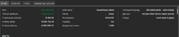 Trading product for Smartchoise hibrid cBot Position Sizer Spread Filter, image 5