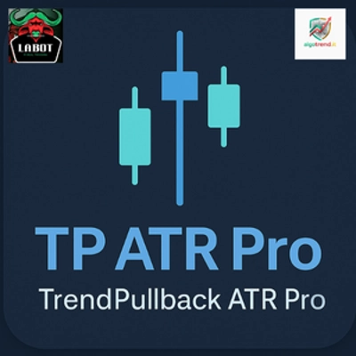 "TrendPullback ATR Pro" 로고