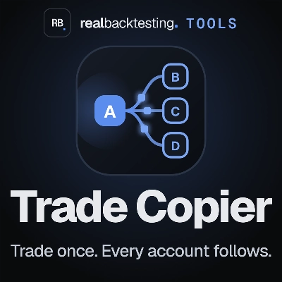 „realbacktesting Tools Trade Copier“-Logo