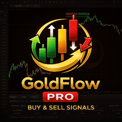 "GoldFlow Pro" logo
