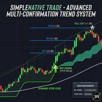 Trading product for Simple Native Trade Indicator BTCUSD Forex, image 1