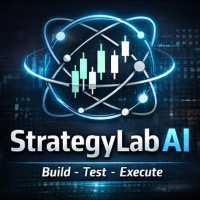 Logótipo de "StrategyLab AI - 2.0"