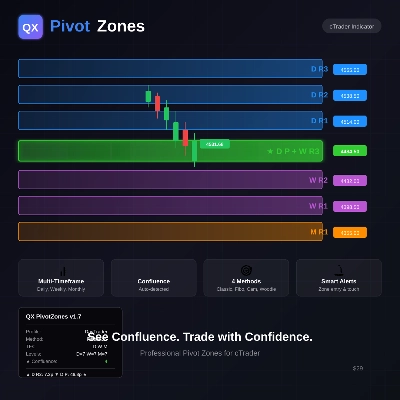 شعار "QX PivotZones"