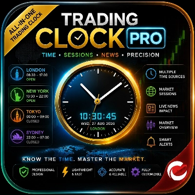 "TRADING CLOCK PRO" logo