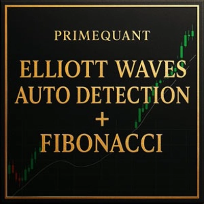 "Elliott Waves Auto Detection + Fibonacci" โลโก้