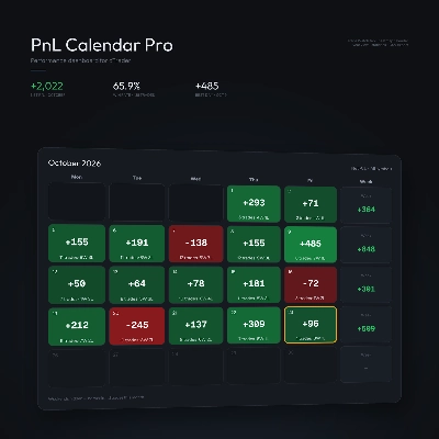 "PnL Calendar Pro" logo