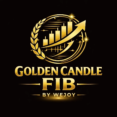 "Wejoy Golden Candle Fib" logosu