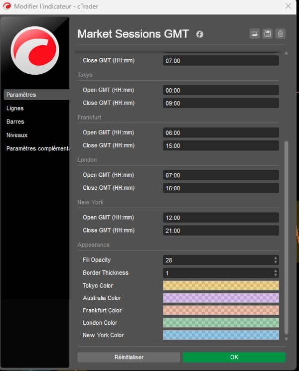 Trading product for Market Sessions GMT Indicator Chart UI Tools Session Filter, image 3