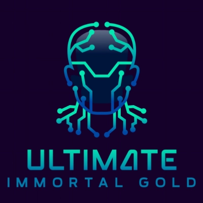 "Ultimate Immortal Gold" logo