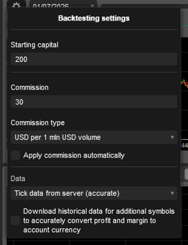 Trading product for Stochastic Reversion Pro cBot TP Manager Scalping, image 2