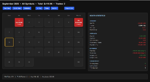 Trading product for PnL Calendar Plus Desktop plugin AI Integration Chart UI Tools, image 4