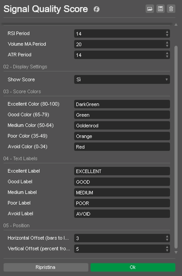 Image mise en ligne de "Signal Quality - Score"