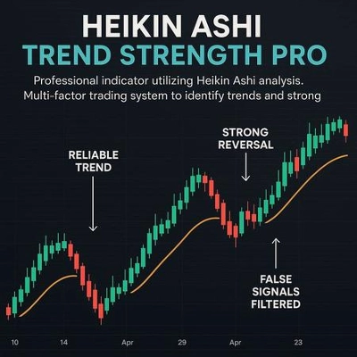 "Heikin Ashi Trend Strength Pro - BrickAlgo" logo