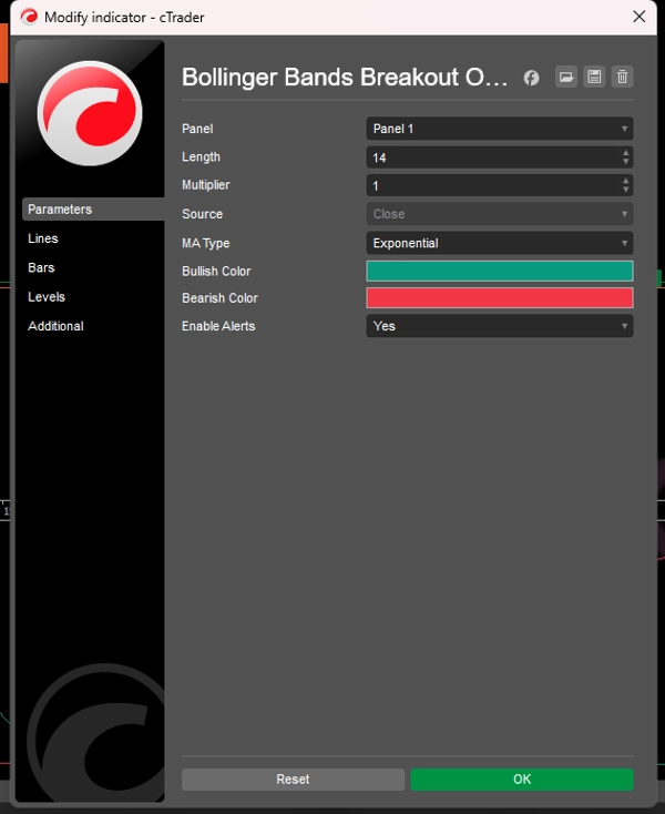 "Bollinger Bands Breakout Oscillator (+ Alerts)" uploaded image